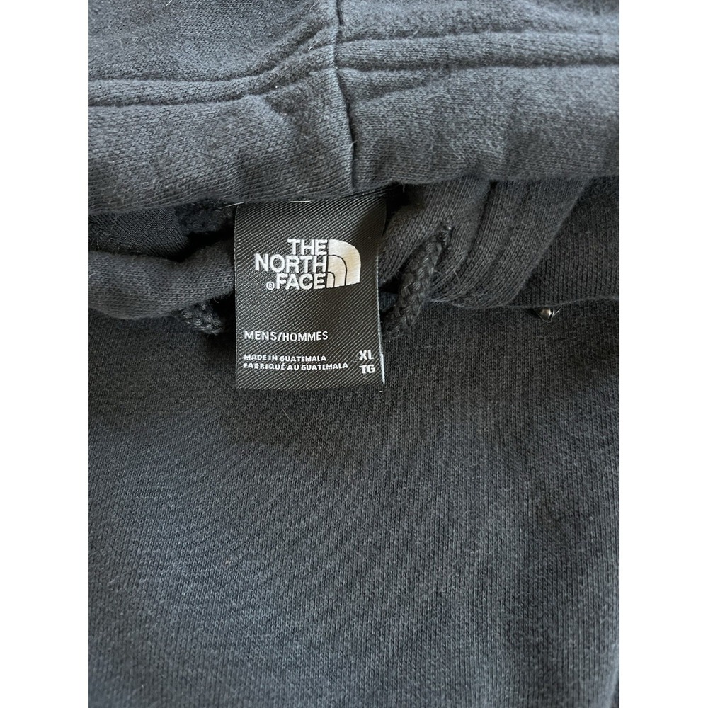 The North Face Hoodie Mens XL Black Pullover Sweatshirt Big Logo Long Sleeve - Picture 7 of 9